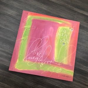 💕Live, Laugh, Love Canvas painting